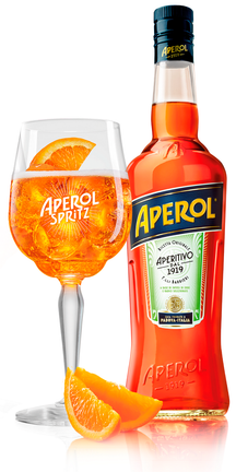 Aperol Spritz Gläser - 450 ml - Offizielles Glas - 6 Stück