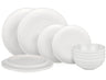 Alessi Geschirrset All-Time 12-teilig / 4 Personen - 4 Speiseteller, 4 Frühstücksteller und 4 Schalen