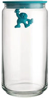 Alessi Vorratsglas Gianni A Little Man Holding On Tight Blau - 1.4 Liter - Mattia Di Rosa - AMDR06 AZ