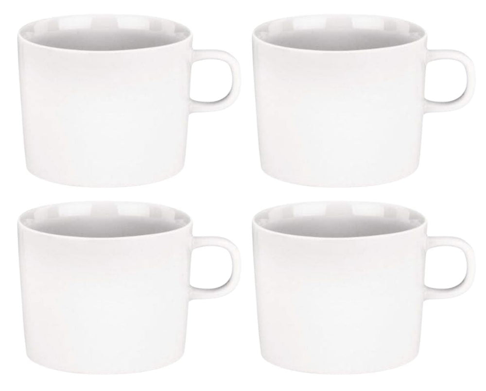 Alessi Kaffeetassen PlateBowlCup 200 ml - 4 Stück - Jasper Morrison - AJM28/78