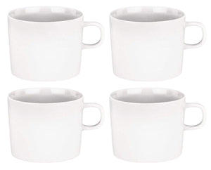 Alessi Kaffeetassen PlateBowlCup 200 ml - 4 Stück - Jasper Morrison - AJM28/78