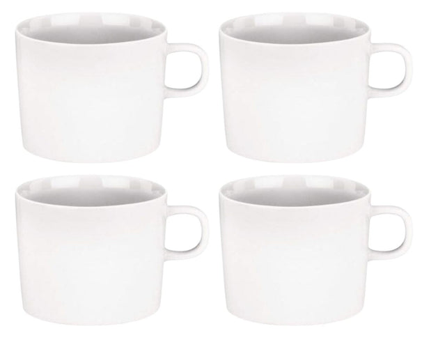 Alessi Kaffeetassen PlateBowlCup 200 ml - 4 Stück - Jasper Morrison - AJM28/78