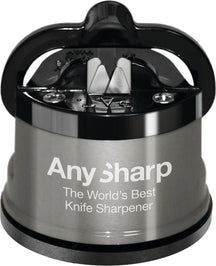 AnySharp Messerschärfer Pro Metall Silber - Messerschleifer für Messer
