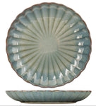 Gemütliche und trendige Frühstücksteller / Dessertteller – Astera Ozeanblau – Ø 21 cm – 4er-Set