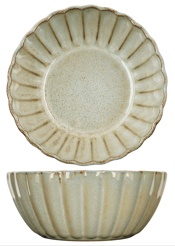 Gemütliche und trendige Astera-Schüsseln in Ozeanblau – Ø 17 cm / 800 ml – 4er-Set