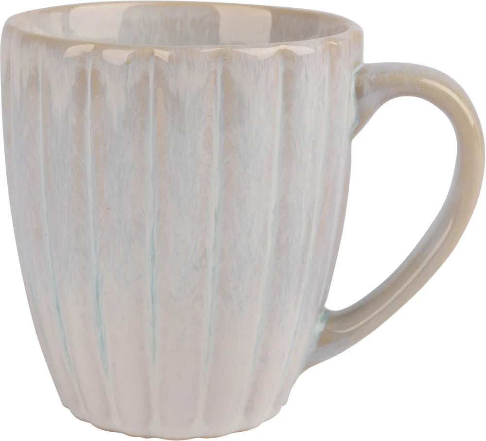Cosy &amp; Trendy Astera Pure 16-teiliges Geschirrset für 4 Personen – 4 Speiseteller, 4 Frühstücksteller, 4 Schüsseln und 4 Becher
