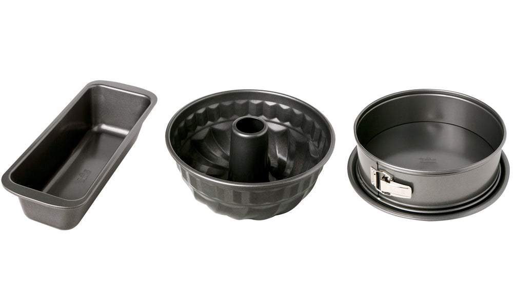 Birkmann Backform Set Easy Baking - 3-teilig - Springform - Gugelhupf - Kuchenform