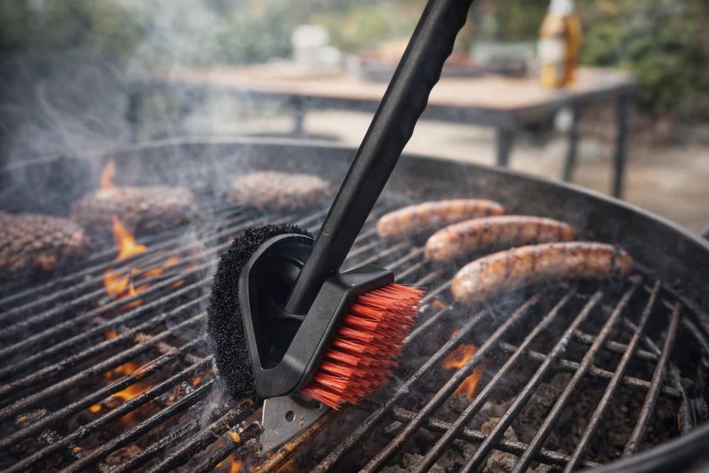 Cookinglife Grillreinigungsbürste 3-in-1 Feuer & Geschmack - 45 cm