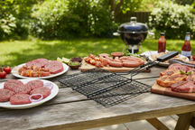 Cookinglife BBQ Hamburgergrill Fire & Flavour 32,5 x 22 cm - Antihaft Metall