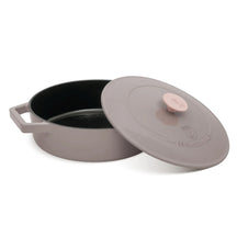 BerlingerHaus Schmorfanne / Sauteuse Taupe - Gusseisen - ø 26 cm - geeignet für alle Wärmequellen - emaillierte Antihaftbeschichtung