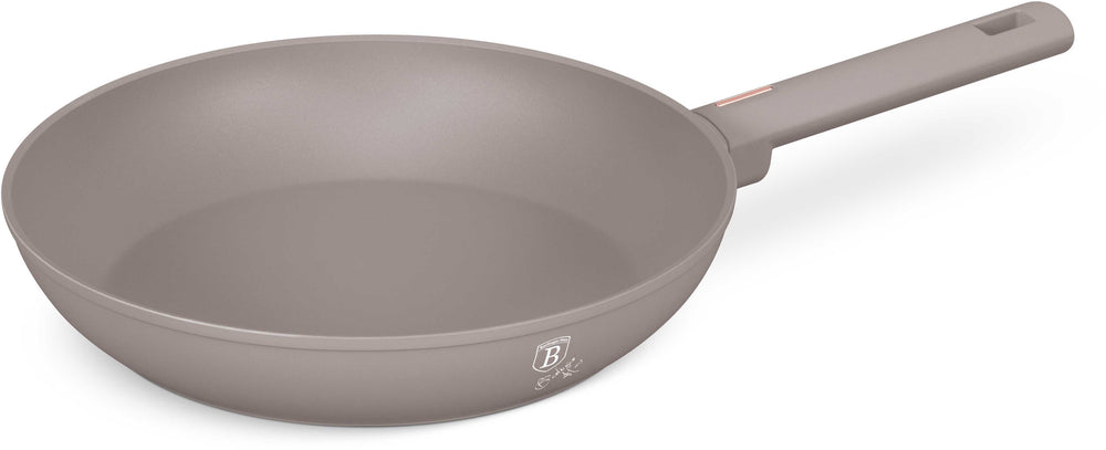 BerlingerHaus Bratpfanne Taupe ø 28 cm - geeignet für alle Wärmequellen - Standard Antihaftbeschichtung