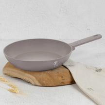 BerlingerHaus Bratpfanne Taupe ø 28 cm - geeignet für alle Wärmequellen - Standard Antihaftbeschichtung