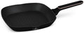 BerlingerHaus Grillpfanne Schwarz Roségold 28 x 28 cm - geeignet für alle Wärmequellen - Standard Antihaftbeschichtung