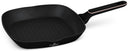 BerlingerHaus Grillpfanne Schwarz Roségold 28 x 28 cm - geeignet für alle Wärmequellen - Standard Antihaftbeschichtung
