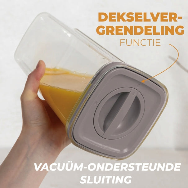 BerlingerHaus Vorratsbehältersatz Taupe 5-teilig