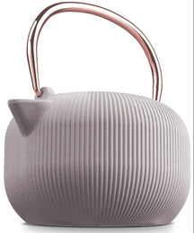 BerlingerHaus Teekanne mit Edelstahlfilter - Gusseisen Taupe - 1 Liter