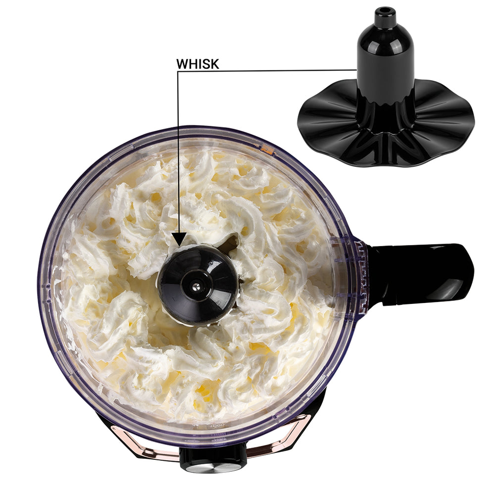 BerlingerHaus Küchenmaschine / Foodprocessor 8-in-1 Schwarz Roségold - 500W