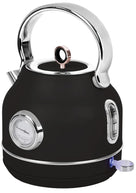 BerlingerHaus Wasserkocher Schwarz Roségold - mit Thermometer - 1,7 Liter - 2200W