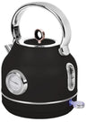 BerlingerHaus Wasserkocher Schwarz Roségold - mit Thermometer - 1,7 Liter - 2200W