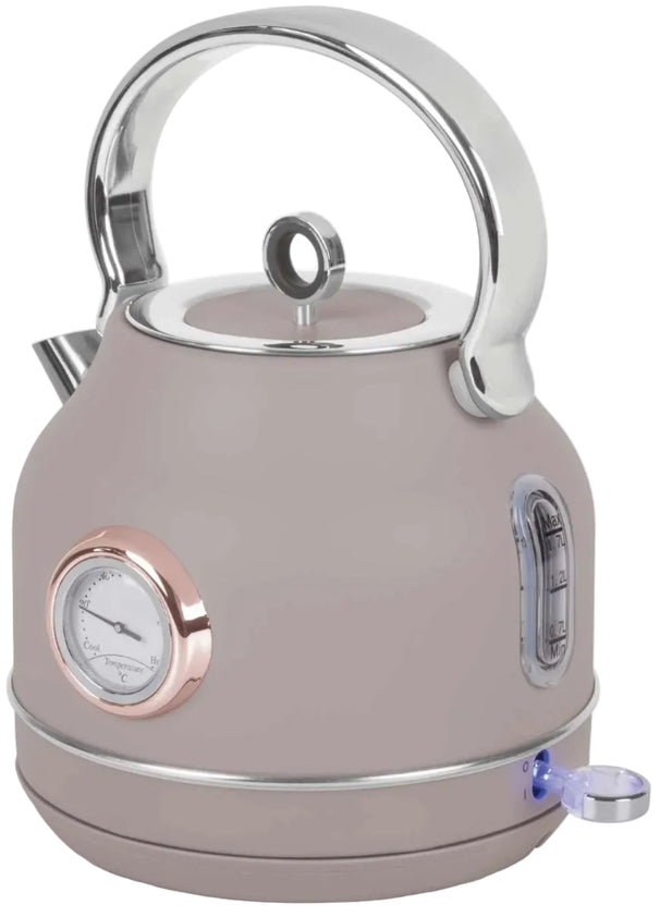 BerlingerHaus Wasserkocher Taupe - mit Thermometer - 1,7 Liter - 2200W