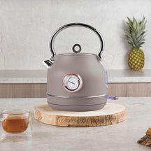 BerlingerHaus Wasserkocher Taupe - mit Thermometer - 1,7 Liter - 2200W