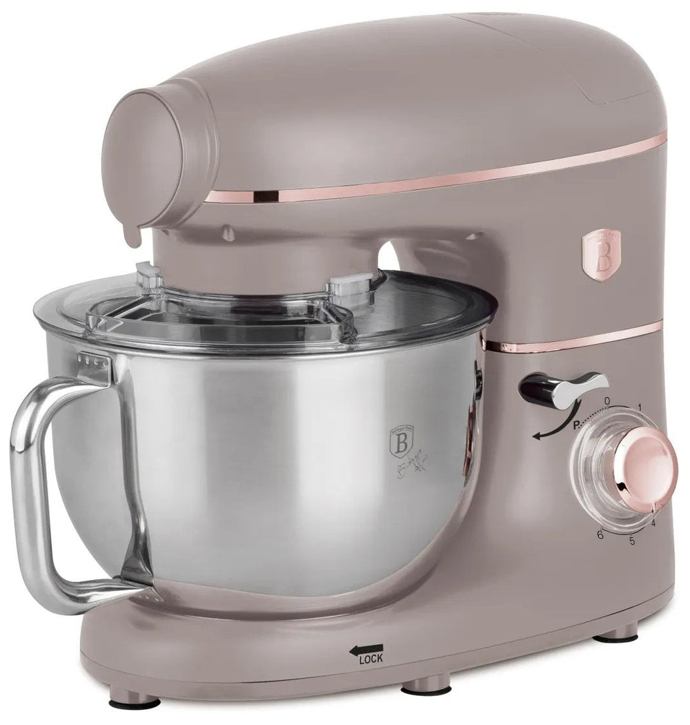 BerlingerHaus Multifunktionale Küchenmaschine Taupe - 4-in-1 - 1500W