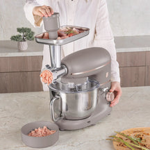 BerlingerHaus Multifunktionale Küchenmaschine Taupe - 4-in-1 - 1500W