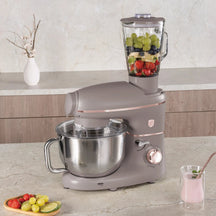 BerlingerHaus Multifunktionale Küchenmaschine Taupe - 4-in-1 - 1500W