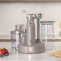 BerlingerHaus Stabmixer Set Matt Taupe – 6-in-1 – 800 W