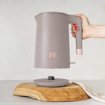BerlingerHaus Wasserkocher Doppelwandig Taupe - 1,7 Liter - 1800W