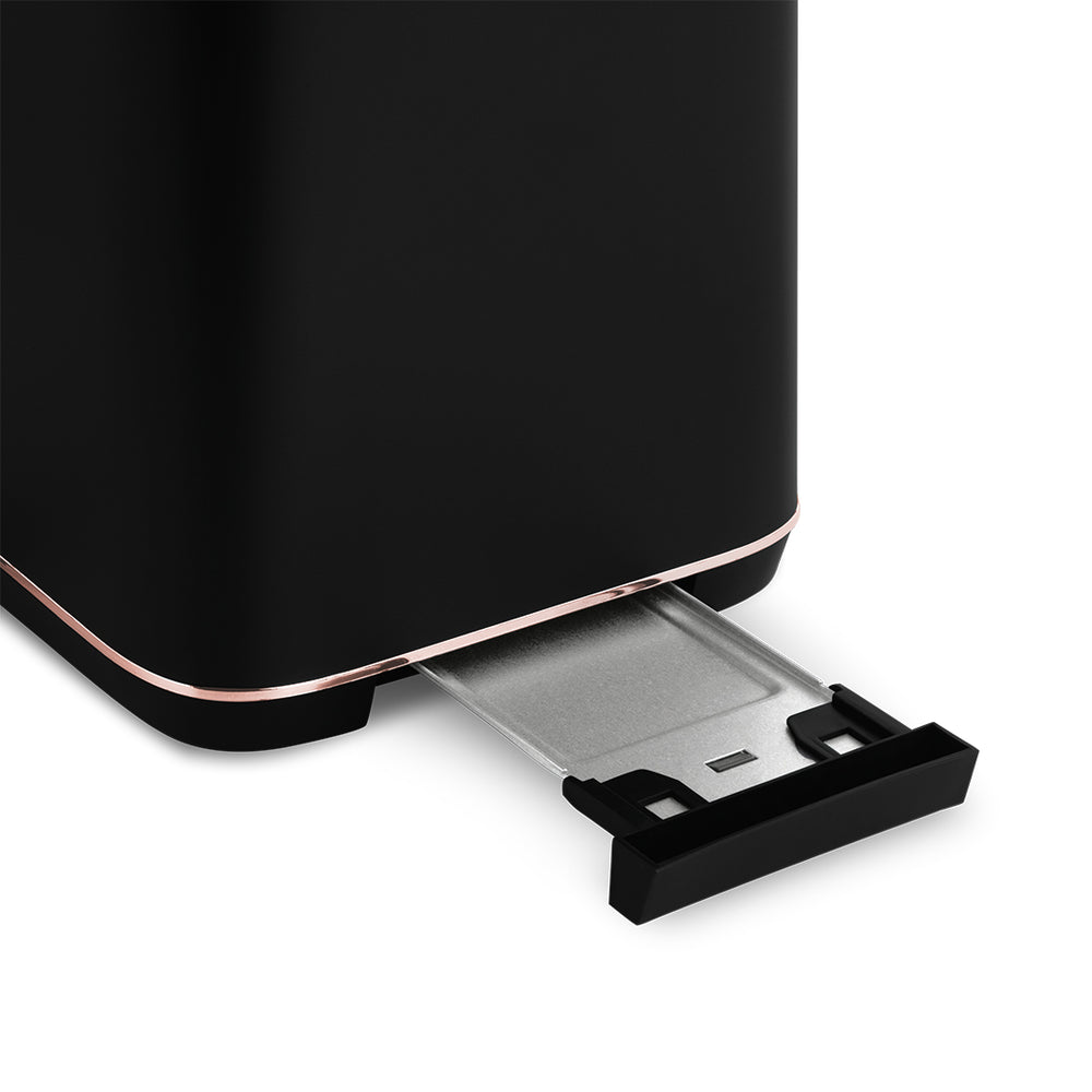 BerlingerHaus Toaster Digital Schwarz Roségold - 2 Schlitze - 870W