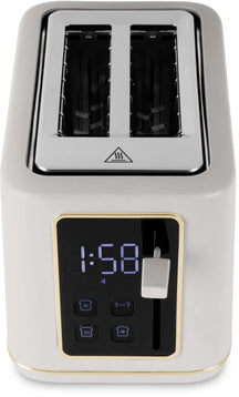BerlingerHaus Toaster Digital Matt Creme - 2 Schlitze - 870W