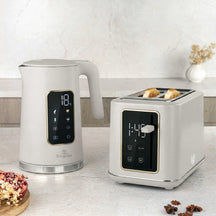 BerlingerHaus Toaster Digital Matt Creme - 2 Schlitze - 870W