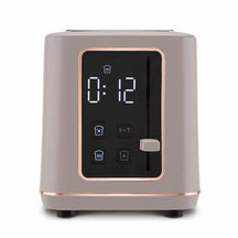 BerlingerHaus Toaster Digital Taupe - 2 Schlitze - 870W
