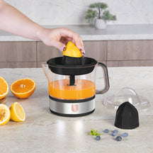 BerlingerHaus Elektrische Zitruspresse / Orangenpresse Schwarz Roségold - 0,7 L - 40 W