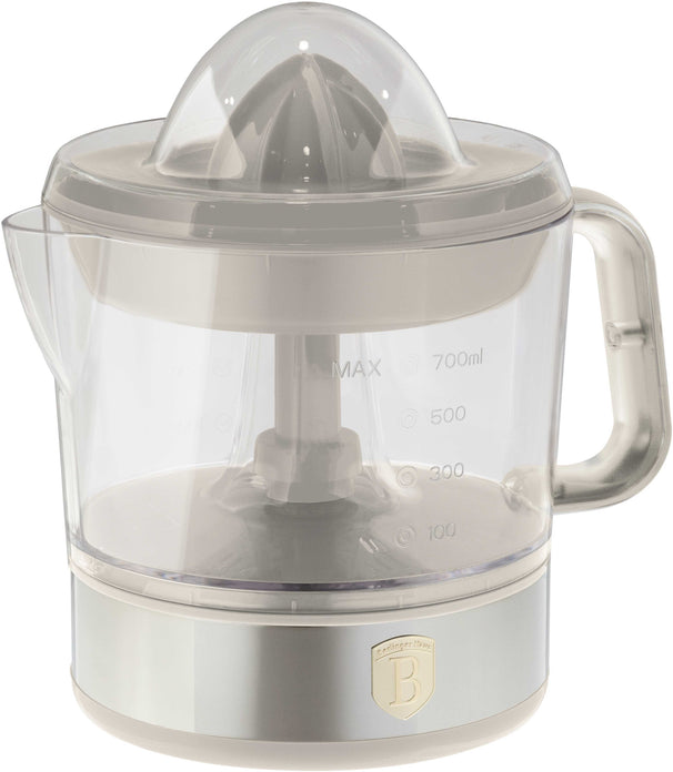 BerlingerHaus Elektrische Zitruspresse / Orangenpresse Matt Creme - 0,7 L - 40 W