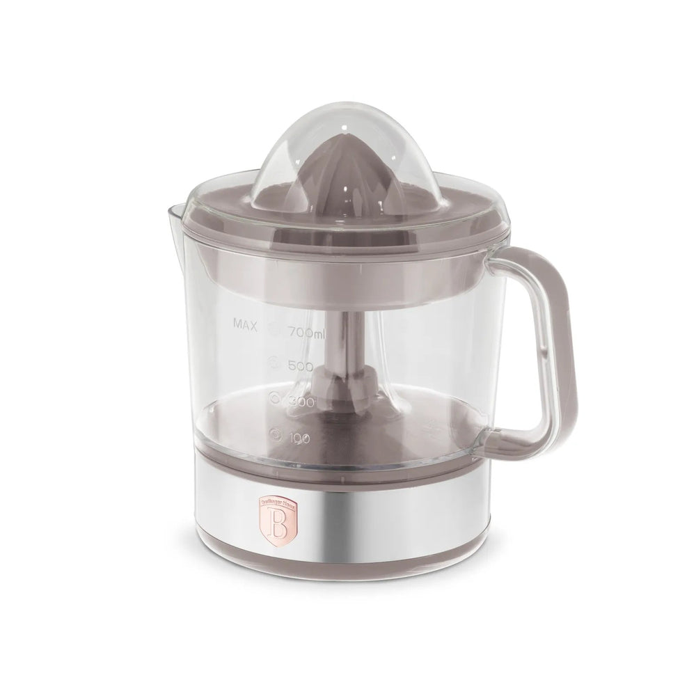 BerlingerHaus Elektrische Zitruspresse / Orangenpresse Matt Taupe - 0,7 L - 40 W