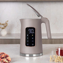 BerlingerHaus Wasserkocher Digital Taupe - Temperatureinstellung - 1.7 Liter - 2200W