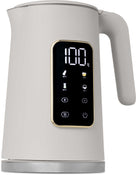 BerlingerHaus Wasserkocher Digital Matt Creme - Temperatureinstellung - 1.7 Liter - 2200W