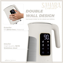 BerlingerHaus Wasserkocher Digital Matt Creme - Temperatureinstellung - 1.7 Liter - 2200W