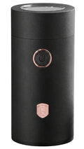 BerlingerHaus Elektrische Kaffeemühle / Kaffeebohnenmühle - Schwarz Roségold - 150W