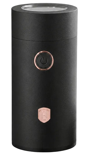 BerlingerHaus Elektrische Kaffeemühle / Kaffeebohnenmühle - Schwarz Roségold - 150W