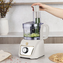BerlingerHaus Küchenmaschine / Foodprocessor 8-in-1 Matt Creme - 500W