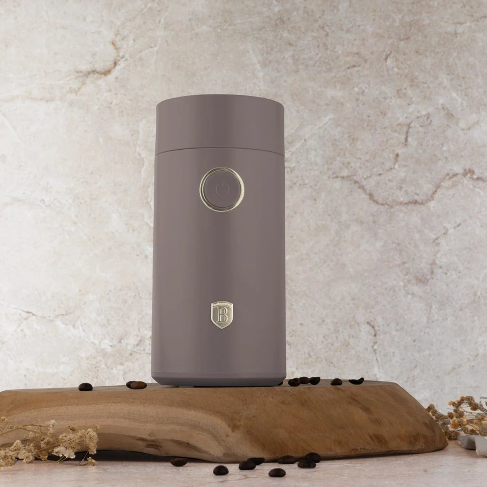 BerlingerHaus Elektrische Kaffeemühle / Kaffeebohnenmühle - Taupe - 150W