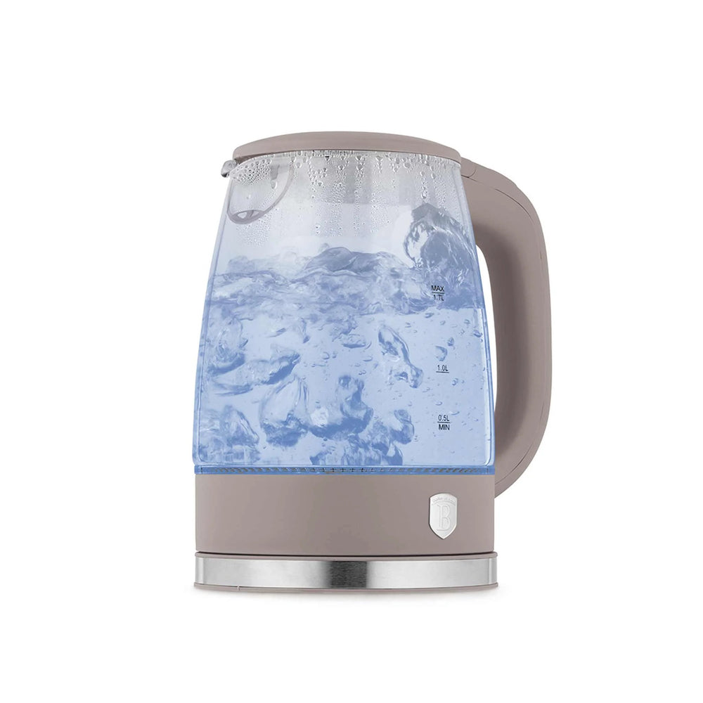 BerlingerHaus Wasserkocher Glas Taupe - 1.7 Liter - 2200W