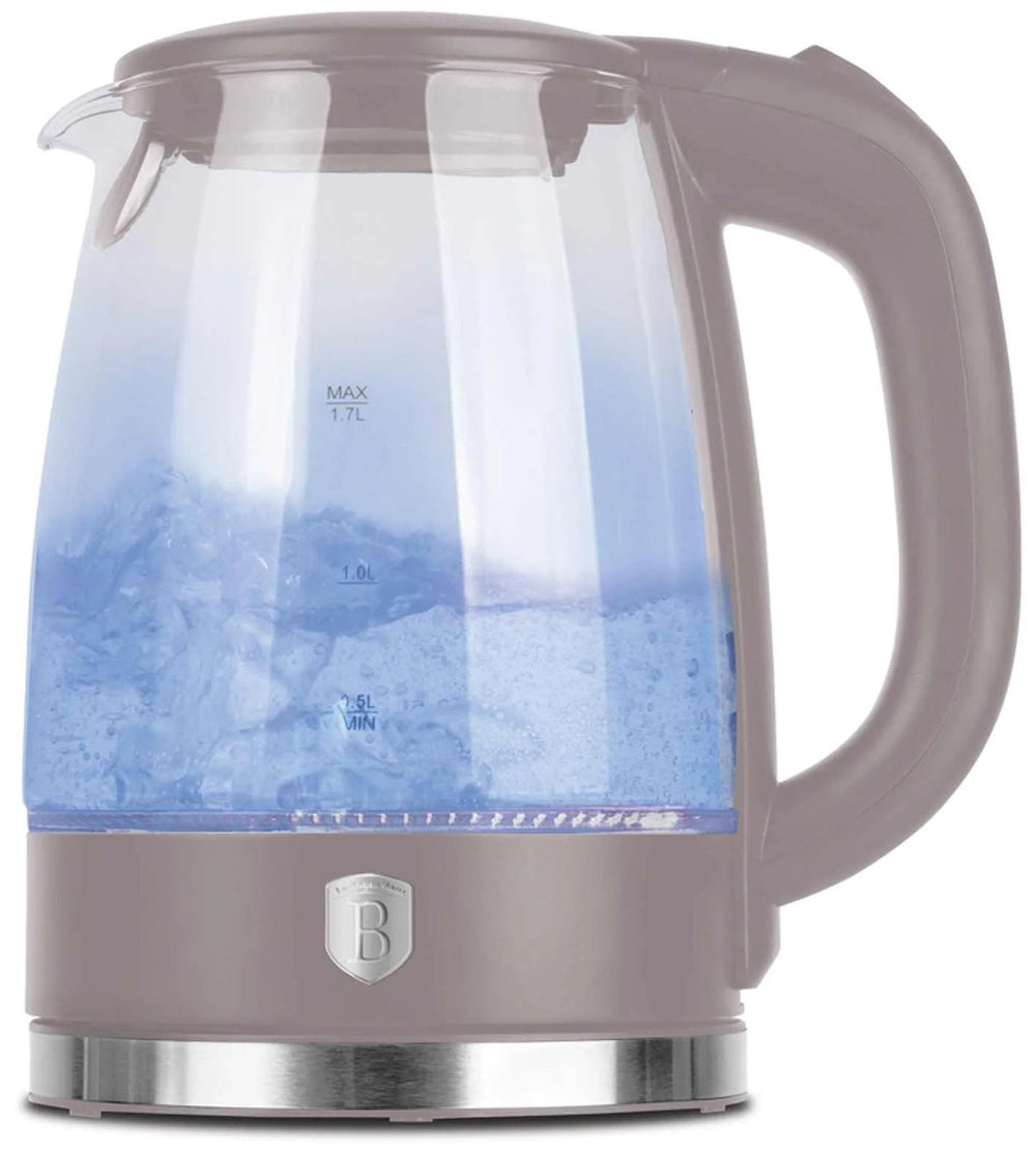 BerlingerHaus Wasserkocher Glas Taupe - 1.7 Liter - 2200W