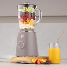 BerlingerHaus Standmixer Taupe - Glaskanne - 1,5 Liter - 1000W