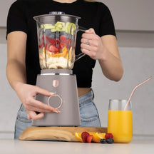 BerlingerHaus Standmixer Taupe - Glaskanne - 1,5 Liter - 1000W