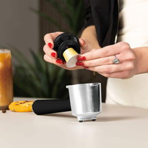 BerlingerHaus Espressomaschine / Kolbenmaschine Digital Matt Schwarz - 3-in-1 - 20 Bar - 1,0 Liter