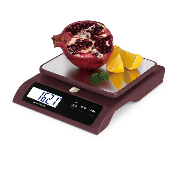 BerlingerHaus Küchenwaage Digital Bordeaux - Maximal 6 kg